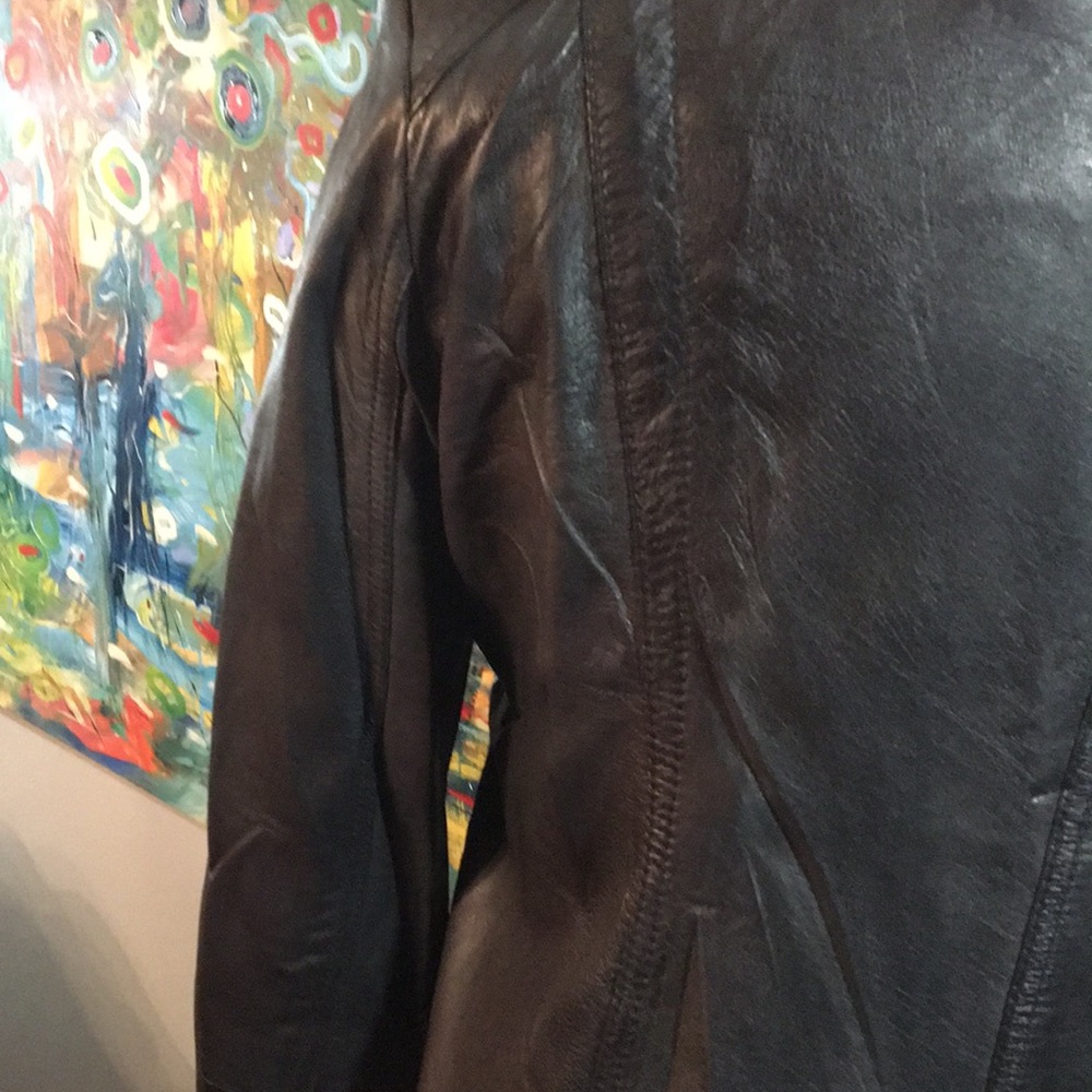 Black Leather Jacket - Picture 10 of 12
